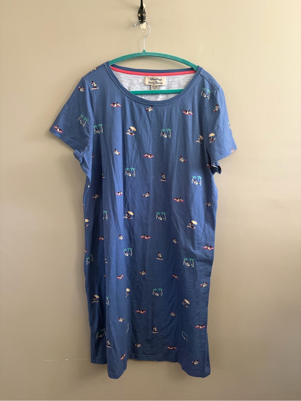 Disney Parks x Tommy Bahama Cotton Swing Dress Mickey Mouse Size XL